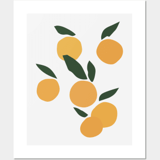 Abstract oranges Posters and Art